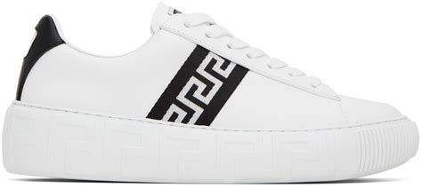 versace white sneakers price|Versace white sneakers women.